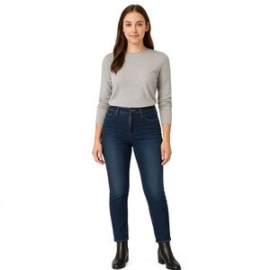 Liquid X Midrise Straight Leg Jeans Pants
